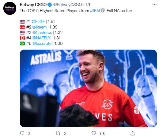 FalleN ： “能够与如此优秀的女性队伍对战，真是我的荣幸。”